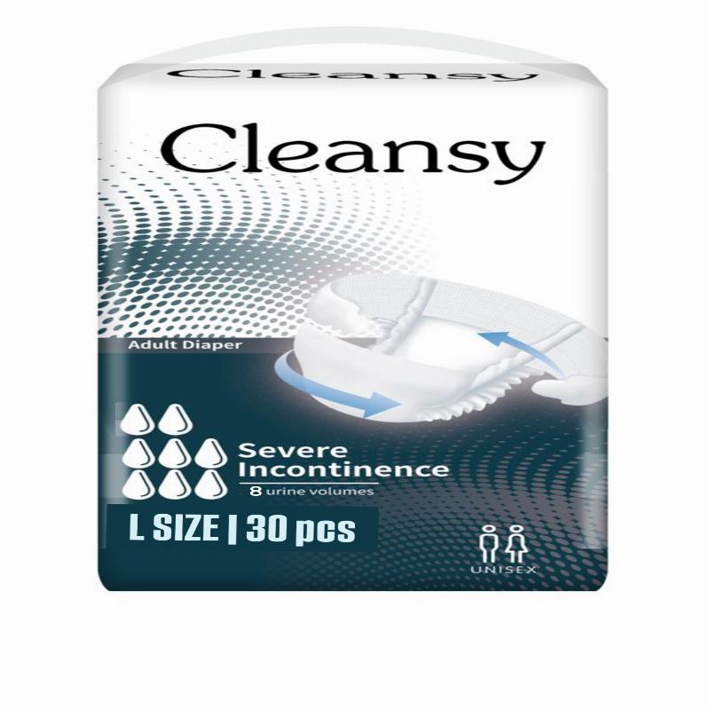 Підгузки для дорослих TM Cleansy L (95-155см), 30шт